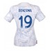 Cheap France Karim Benzema #19 Away Football Shirt Women World Cup 2022 Short Sleeve